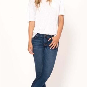 Hudson Krista Ankle Skinny Jeans with Raw Hem